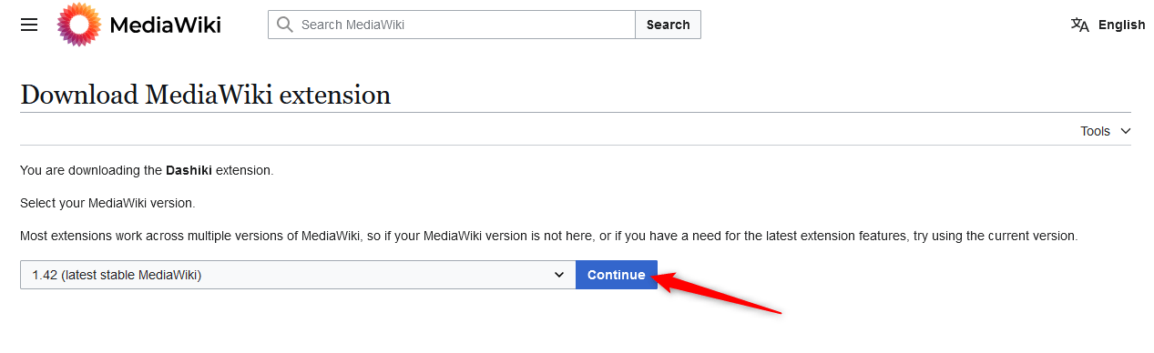 How to Install MediaWiki extensions download process
